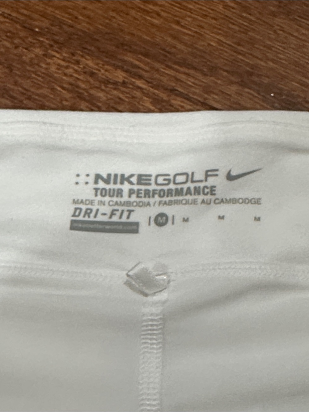 Nike white Golf Tour Performance Dri-FIT Skort - Picture 2 of 5